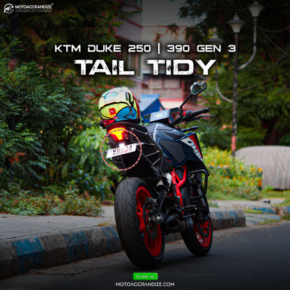 Tail Tidy/ Fender Eliminator Compact for KTM Duke 250| 390 Gen 3 (2024)