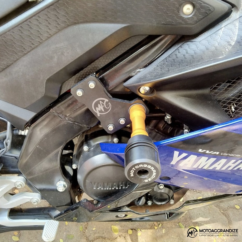 Motoaggrandize Frame Sliders for Yamaha R15 V2 | R15 V3 | R15S | MT-15